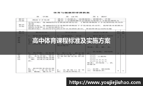 高中体育课程标准及实施方案